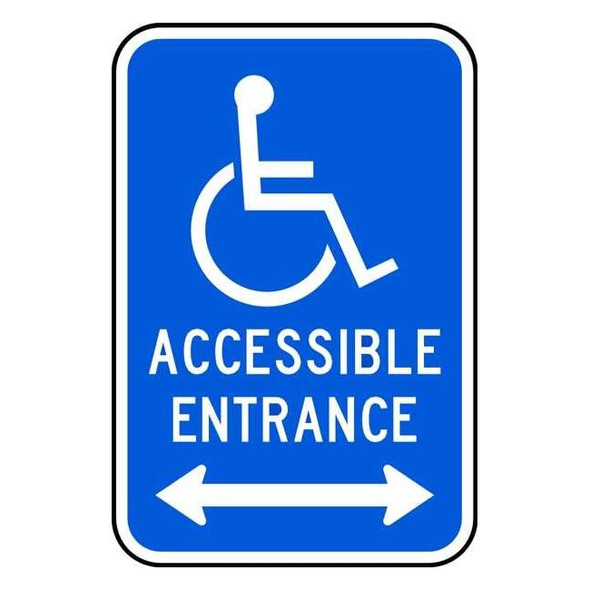Lyle ADA Handicapped Parking Sign,18" x 12, HC-017-12HA HC-017-12HA