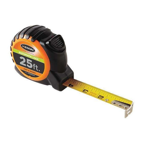 Keson 25 ft Tape Measure, 1 in Blade PG1825ALV
