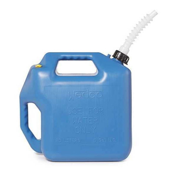 Garage Boss Water Container,5 gal.,Blue,14-3-4 in. H 82300G