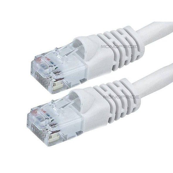 Monoprice Ethernet Cable,Cat 6,White,0.5 ft. 7506