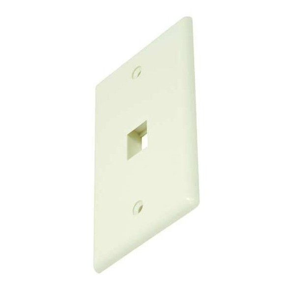 Monoprice WallPlate,Blank Keystone,1 Hole,Ivory 6726