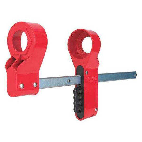 Master Lock Blind Flange Lockout,3-1/2 to 12 in Pipe S3923