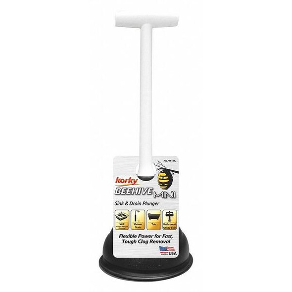 Korky Plunger,9 in Hand L,Cup 94-4A
