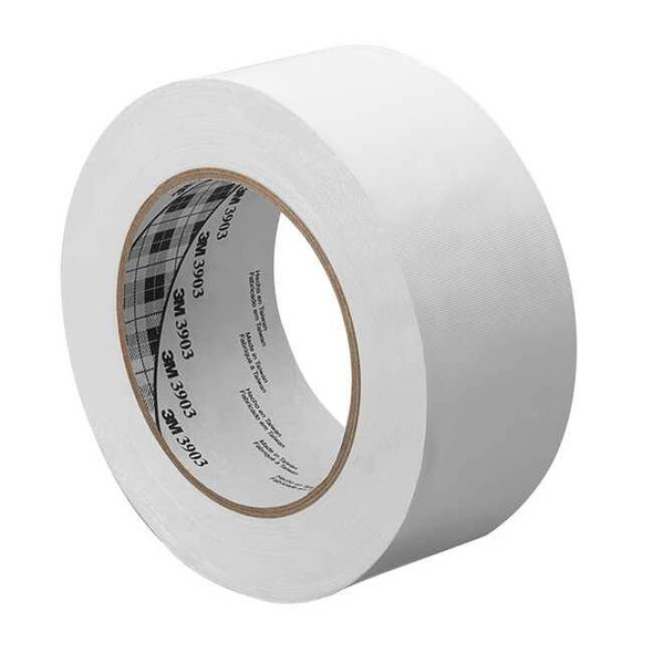 3m Duct Tape, White, 50 yd L, 1 in W 1-50-3903-WHITE