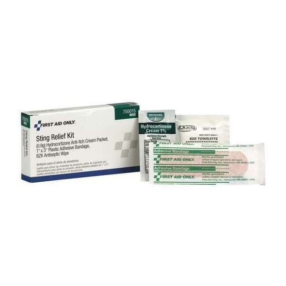 First Aid Only Insect Bite/Sting Kit,4pcs,2x5" 750015