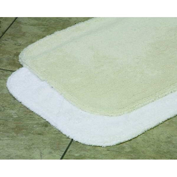 Lacey Mills Bathroom Rug,36 in L,White 08289STK