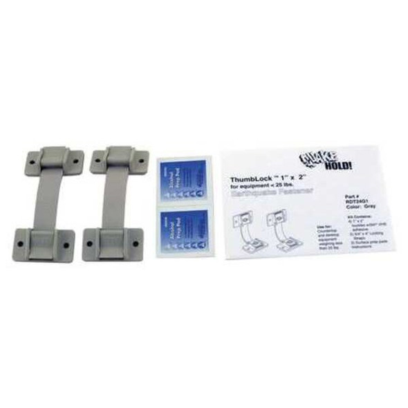 Quakehold! Equipment Fastener, 25 Lbs,Gray RD.T2.4G.1
