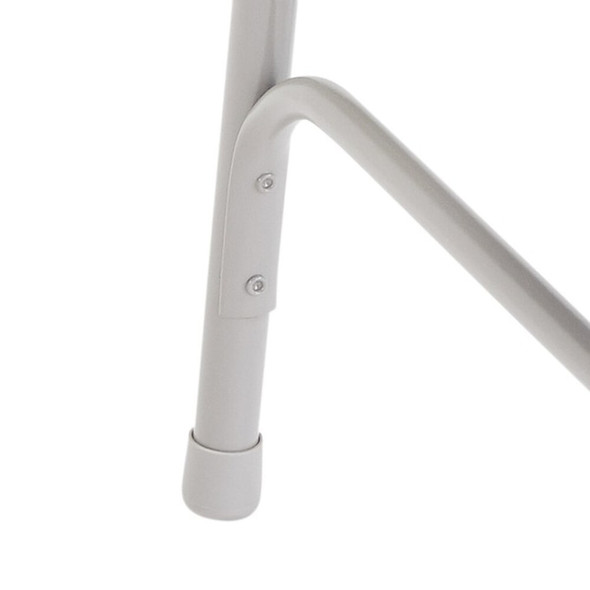 National Public Seating Folding Chair, Plastic, Gray,PK4 802