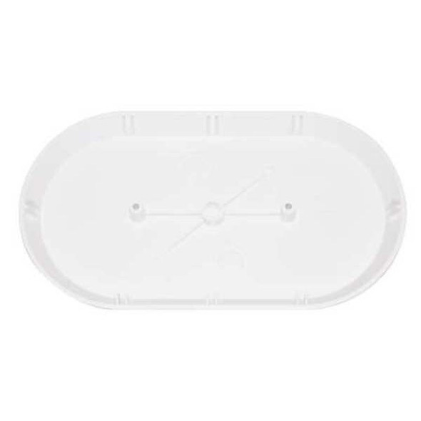 W F Harris Lighting Surface Mnt Wiring Box,White,9 InL 2-BW