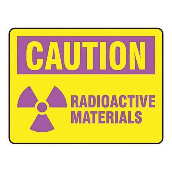 Safety Label, 3 1/2 in H, 5 in W, Vinyl, Horizontal Rectangle,17999LS,PK10