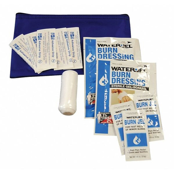 Medique Burn Care Kit,11pcs,2.75"W,9.25"H,Blue 56201 Medique Burn Care Kit,11pcs,2.75"W,9.25"H,Blue 56201