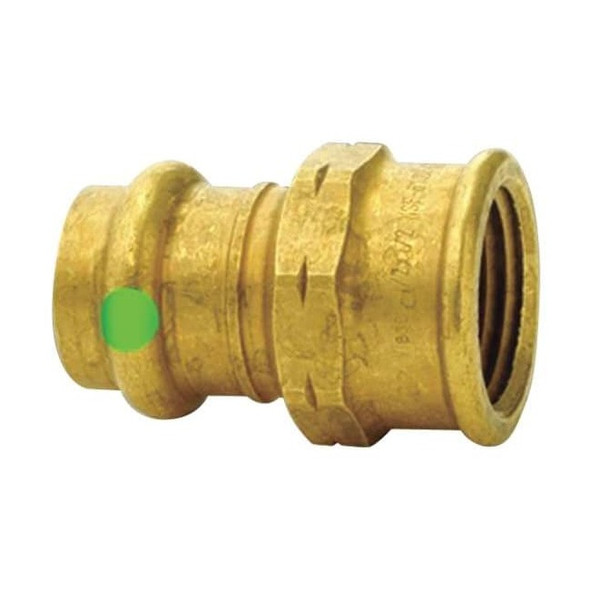 Viega Strt,Bronze,Press-fit1in,FNPT11/4in 79335