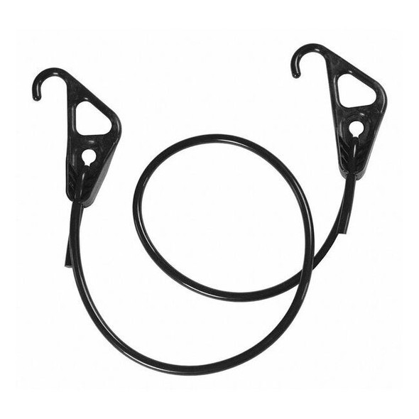 The Better Bungee Bungee Cord, Hook End,10 ft. L,1/4" dia. BK1014BK