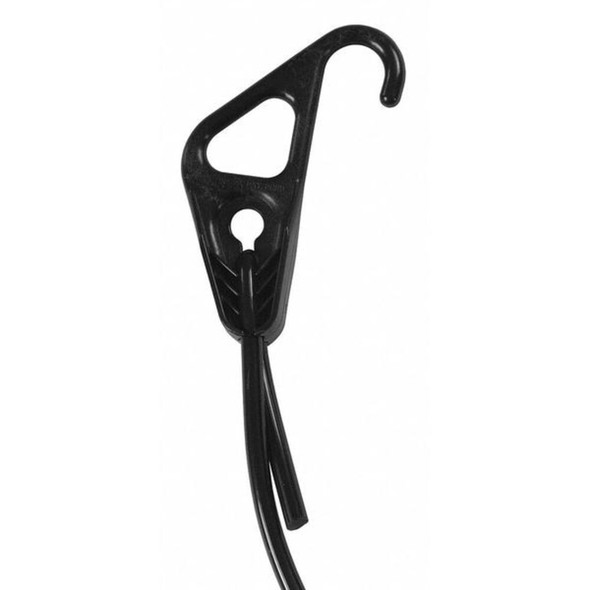 The Better Bungee Bungee Cord, Hook End,10 ft. L,1-4" dia. BK1014BK