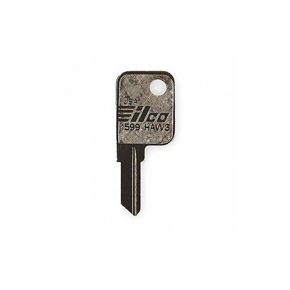 Kaba Ilco Key Blank,Brass,Hayworth Lock,PK10 1599-HAW3