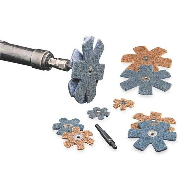 Scotch-Brite Abrasive Star,Al-Ox,3in,Coarse 7000120967