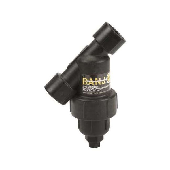 Banjo Y Strainer, 3/4" Pipe, FNPT x FNPT, Polypropylene, 150 psi LS075-80