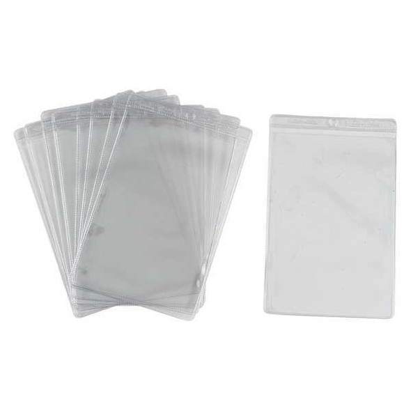 Brady Shop Envelope,Clear,8 1/2" H,PK10 81764
