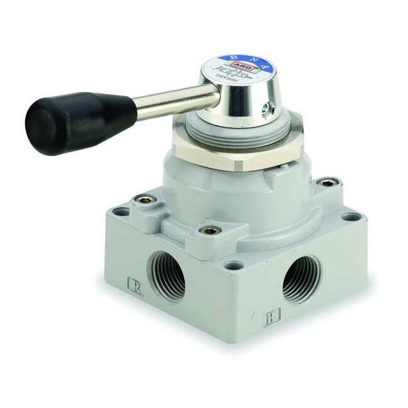 Aro Manual Air Control Valve,4-Way,3/8in NPT M113LR