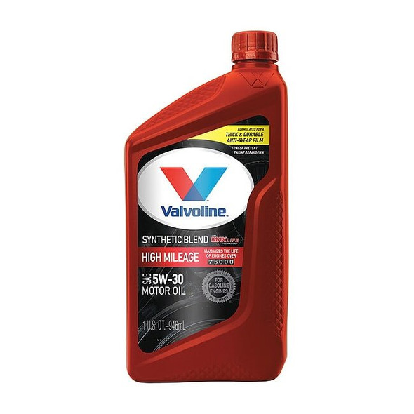 Valvoline Maxlife Motor Oil, Synthetic Blend, 5W-30, 1 Qt VV1556