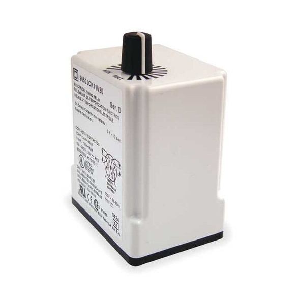 Single Function Time Delay Relay, Octal, On Delay, 1 Functions 120V DC, DPDT
