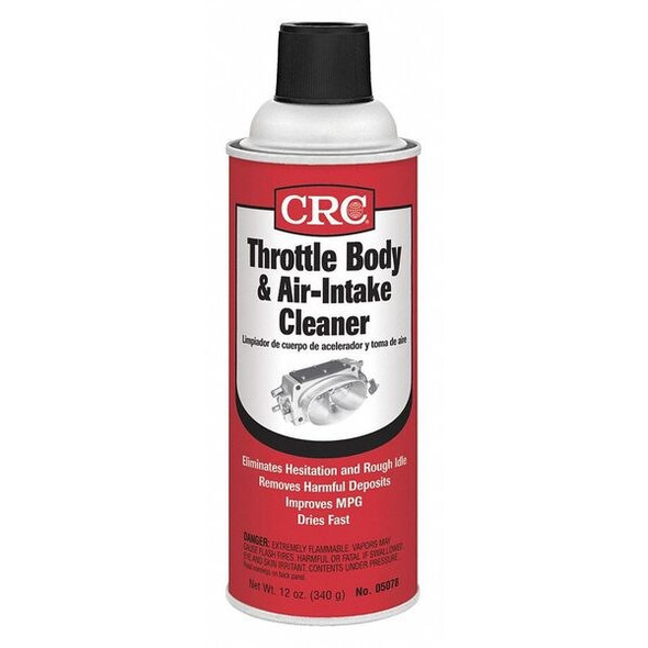 Crc Fuel Inject/Intake Cleaner, 12 oz. Aerosol 05078