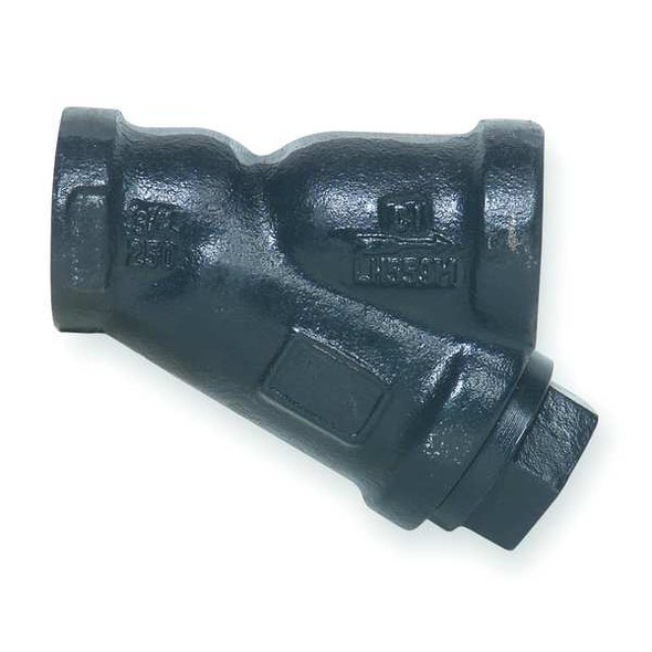 Y Strainer, 1/2" Pipe, FNPT x FNPT, Cast iron, 400 psi WOG, 250 psi WSP