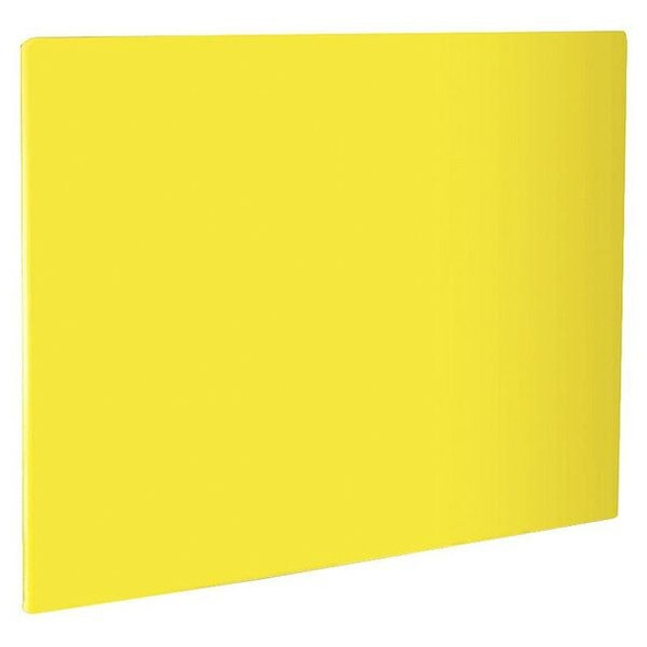 Crestware Cutting Board,24 in. L,Yllw,Polyethylene PCB1824Y