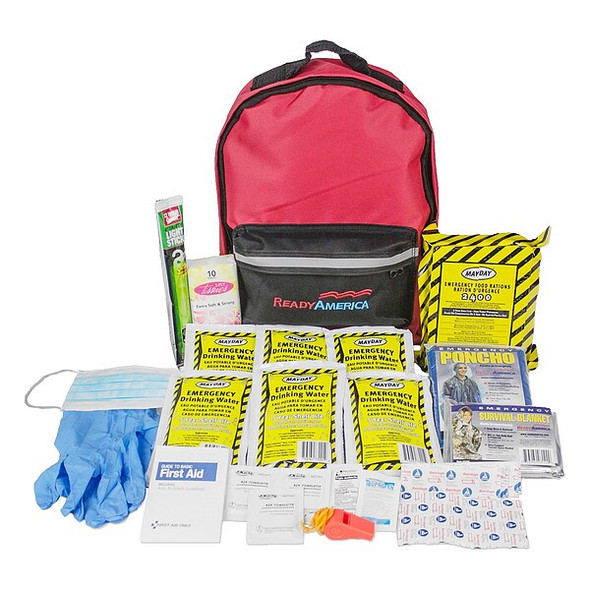 Ready America Survival Kit, Fabric 35 Components, 1 People Served 70180