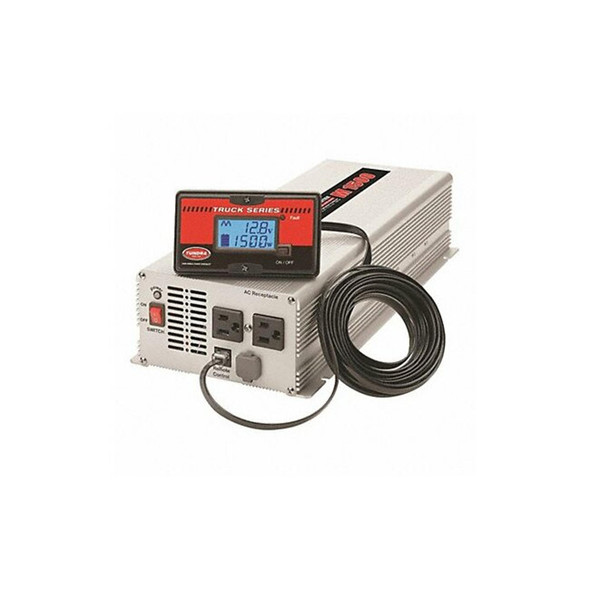 Power Inverter, Modified Sine Wave, 3,000 W Peak, 1,500 W Continuous, 2 Outlets