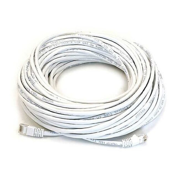 Monoprice Patch Cord,Cat 6,Booted,White,75 ft. 5032