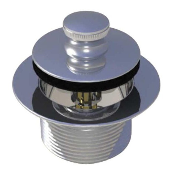 Watco Drain Stopper,Dia. 2-7/8",Brass ,Chrome 58305-CP
