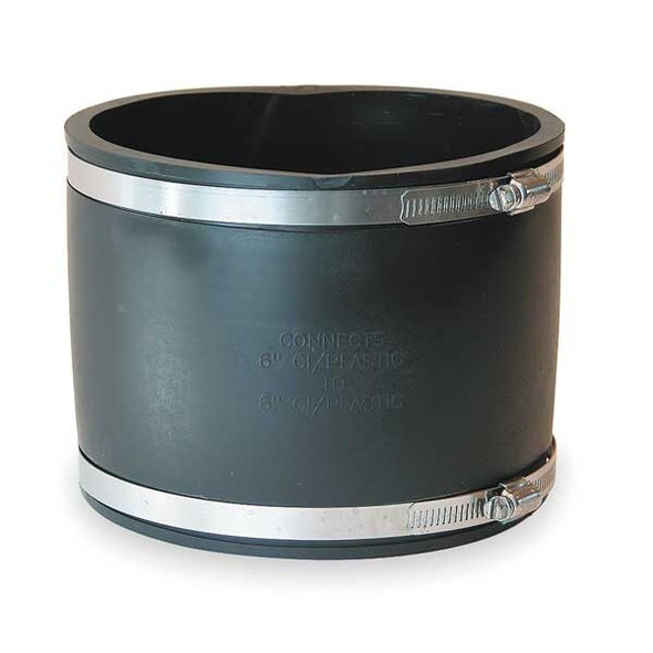 Manufacturer Varies Flexible Coupling,PVC,5 in For Pipe Size 1056-55