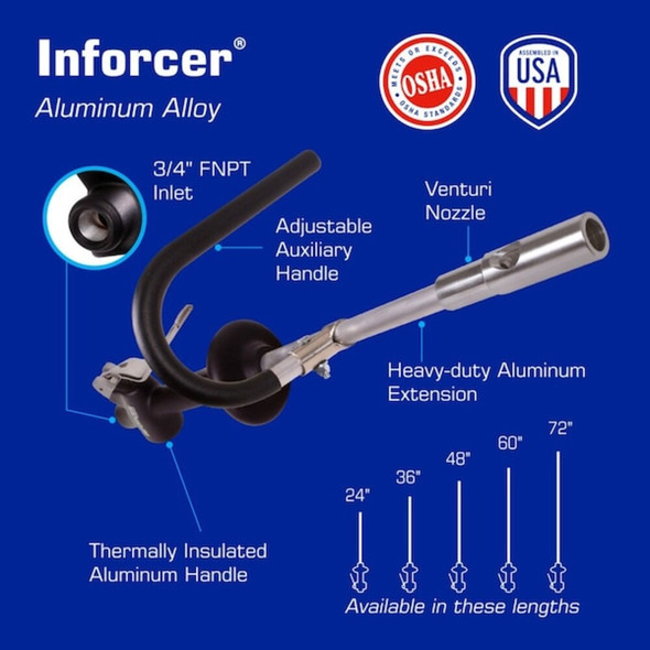 Guardair Ergonomic Air Gun, 24" Extension INF5024AA