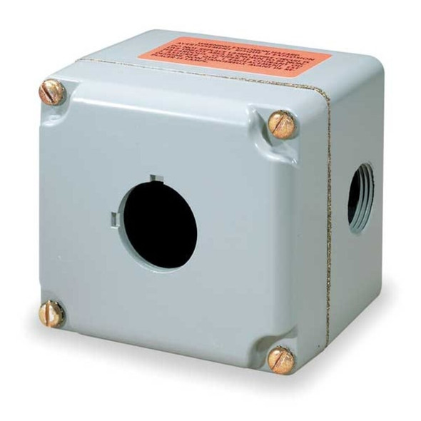 Schneider Electric Pushbutton Enclosure,30mm,3 Holes,Al 9001KY3