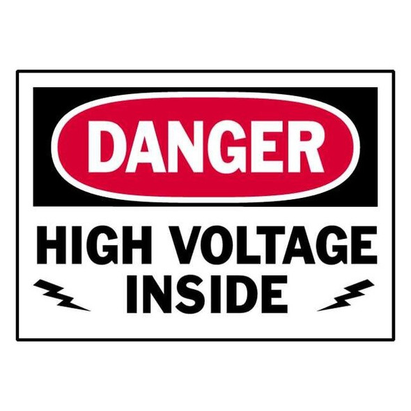 Brady Equipment Label,5 In. W,PK5, 86196 86196