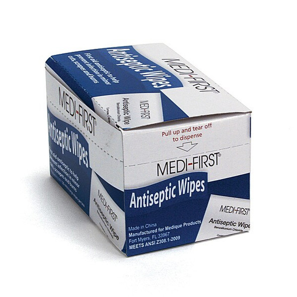 Manufacturer Varies Antiseptic Wipes,Packet,5 x 8 In.,PK20 21471