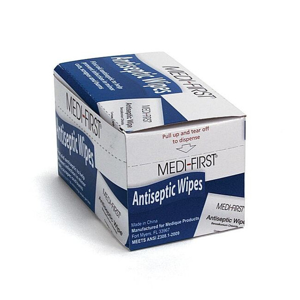 Manufacturer Varies Antiseptic Wipes,Packet,5 x 8 In.,PK20 21471