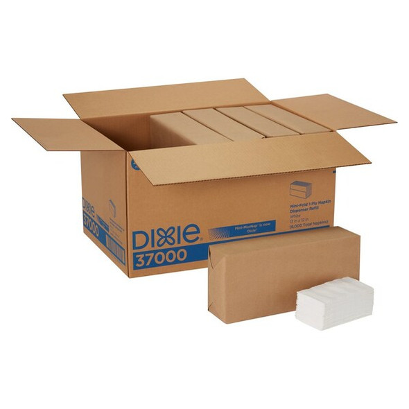 Dixie Mini Fold Dispenser Napkins,PK6000 37000