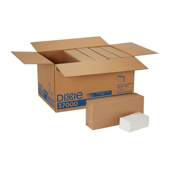 Dixie Mini Fold Dispenser Napkins,PK6000 37000