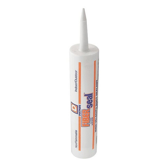 Acrylic Latex Sealant, 10.5 oz, Cartridge, Gray, Acrylic Latex Base, FIBERseal