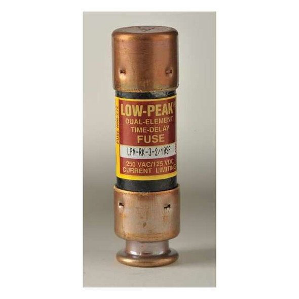 UL Class Fuse, RK1 Class, Time-Delay, 3.20A, 250V AC, Non-Indicating
