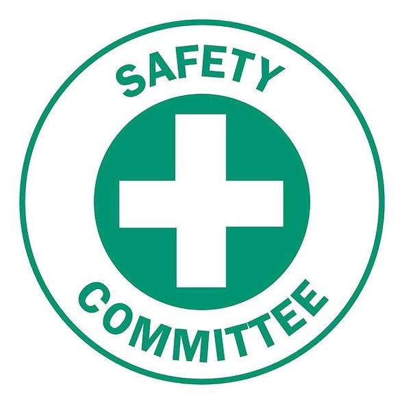 Brady Hard Hat Emblem Label,English,PK4, 45330 45330