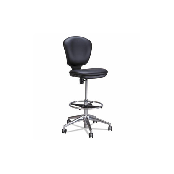 Safco® CHAIR,EXT HT,MTRO,VNYL,BK 3442BV