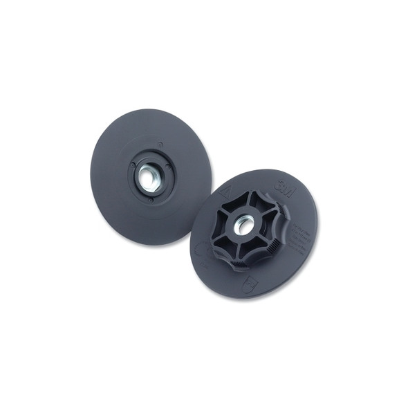 Fibre Disc Back-up Pad, 4-1/2 in dia, TN Quick Change, Retainer Nut, 13,300 RPM