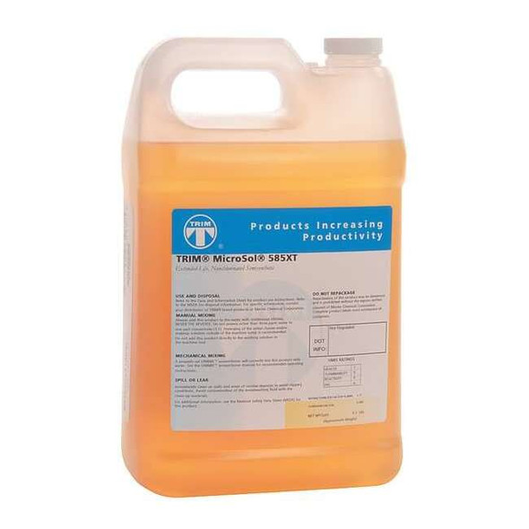 Trim Coolant, MicroSol 585XT, Semisynthetic, 1 gal, Jug, Amber MS585XT-1G