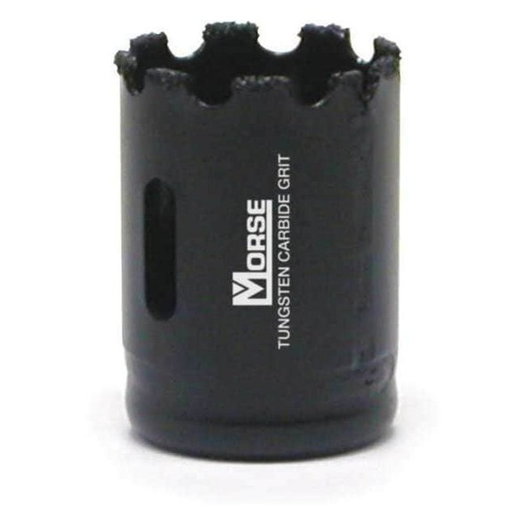 Morse Hole Saw,Diameter:1 1/8",Carbide Grit MHSG18