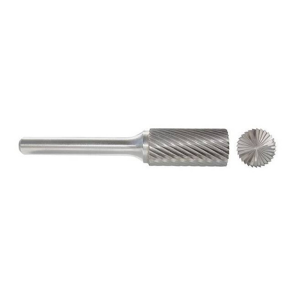 Manufacturer Varies Cylinder Bur SB,Flat End,1/8",Carbide 310-001035