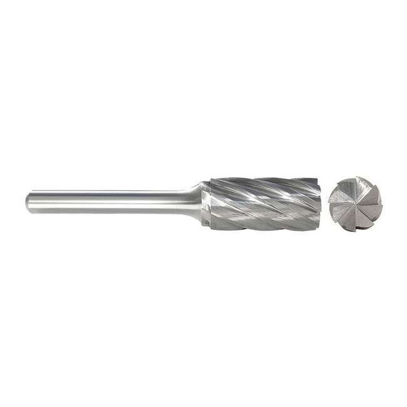 Manufacturer Varies Cylinder Bur SB,Flat End,1/4",Carbide 310-002546