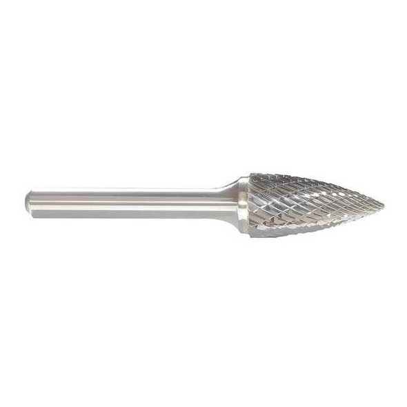 Manufacturer Varies Carbide Bur,Pointed Tree,1/2,1/4 Shank 310-002141